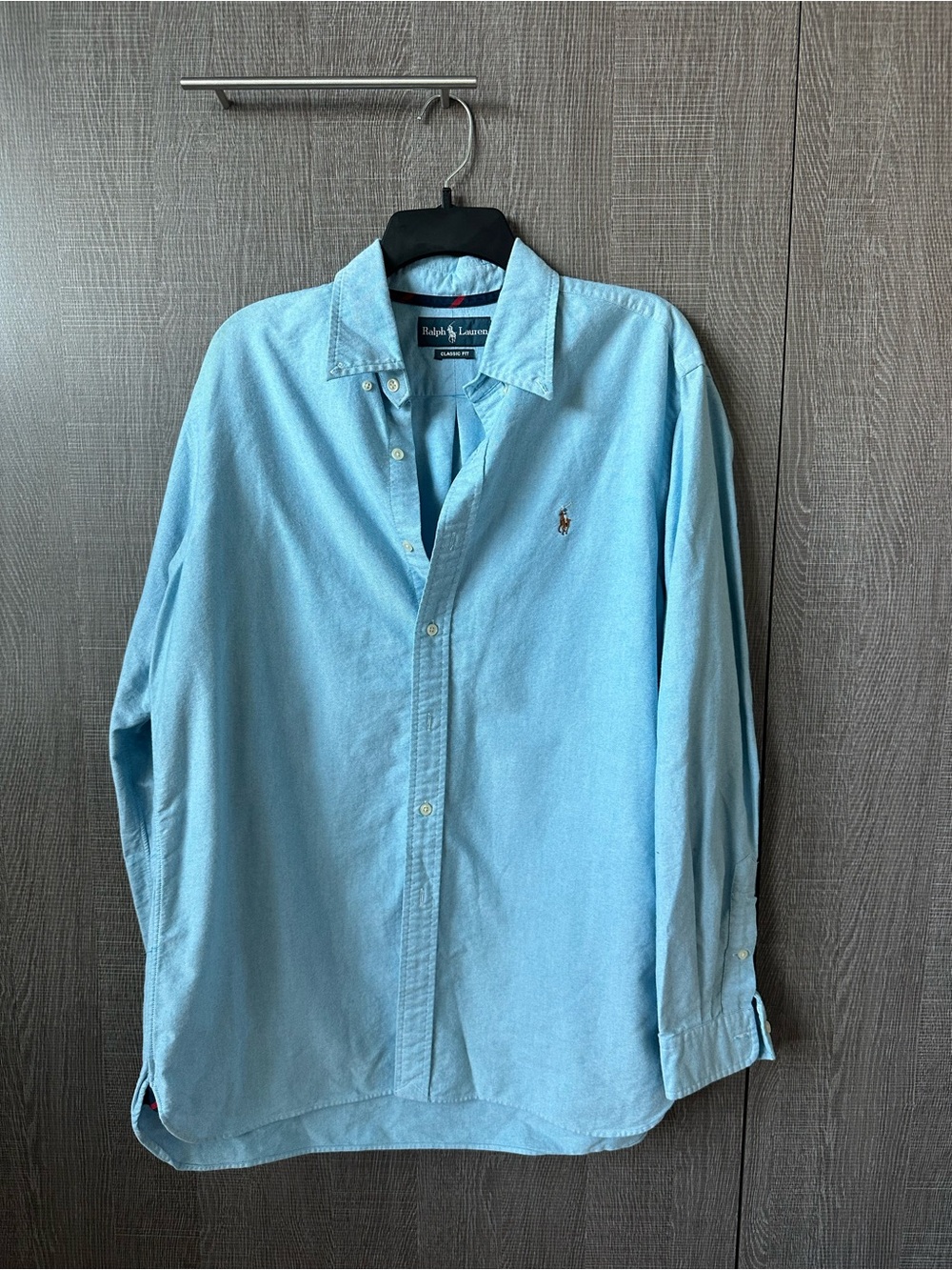 Ralph Lauren Light Blue Button-Down Oxford Shirt - Men's Casual